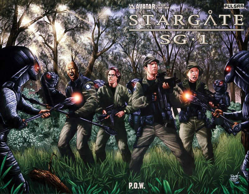 Cover for Stargate SG-1 POW (Avatar Press, 2004 series) #1 [Wrap]