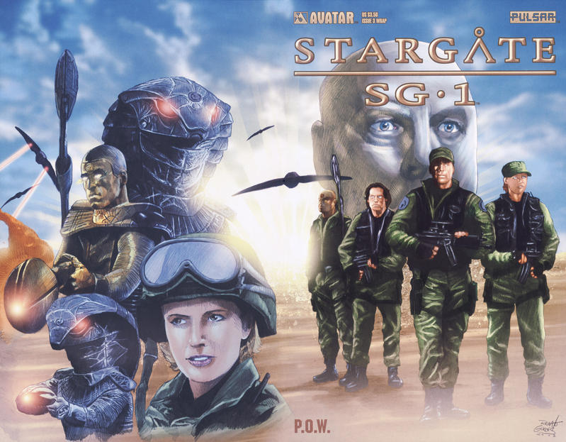 Cover for Stargate SG-1 POW (Avatar Press, 2004 series) #3 [Wrap]