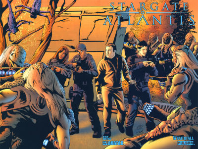 Cover for Stargate Atlantis: Wraithfall (Avatar Press, 2005 series) #2 [Wrap]