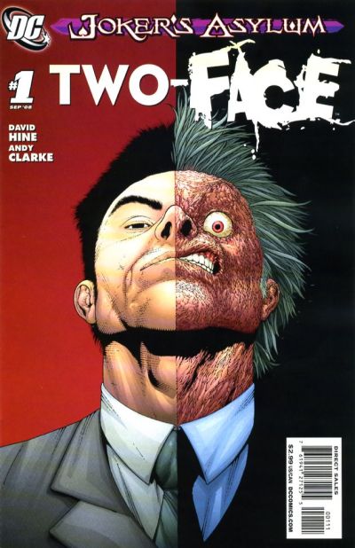 Cover for Joker's Asylum: Two-Face (DC, 2008 series) #1