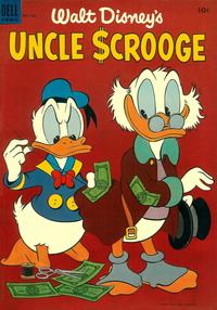 Cover Thumbnail for Walt Disney's Uncle Scrooge (Dell, 1953 series) #4
