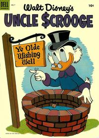 Cover Thumbnail for Walt Disney's Uncle Scrooge (Dell, 1953 series) #7
