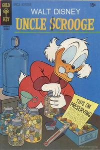Cover for Walt Disney Uncle Scrooge (Western, 1963 series) #89