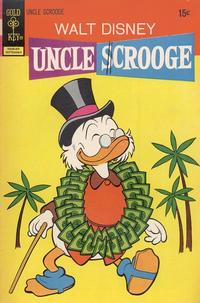 Cover for Walt Disney Uncle Scrooge (Western, 1963 series) #101 [Gold Key]