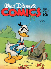 Cover Thumbnail for Walt Disney's Comics and Stories (Dell, 1940 series) #v1#10 [10]