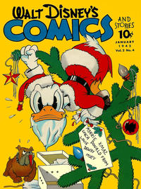Cover Thumbnail for Walt Disney's Comics and Stories (Dell, 1940 series) #v2#4 [16]