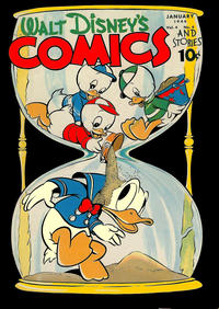 Cover Thumbnail for Walt Disney's Comics and Stories (Dell, 1940 series) #v4#4 (40)