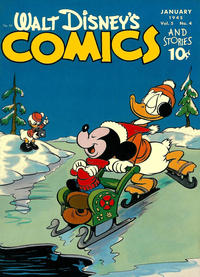Cover for Walt Disney's Comics and Stories (Dell, 1940 series) #v5#4 (52)