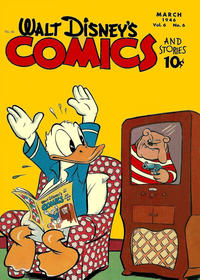 Cover Thumbnail for Walt Disney's Comics and Stories (Dell, 1940 series) #v6#6 (66)