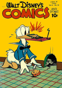 Cover Thumbnail for Walt Disney's Comics and Stories (Dell, 1940 series) #v6#10 (70)