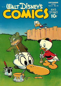 Cover for Walt Disney's Comics and Stories (Dell, 1940 series) #v6#12 (72)