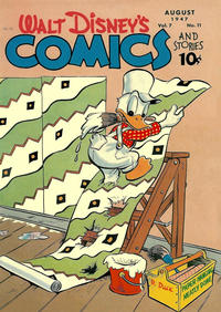 Cover for Walt Disney's Comics and Stories (Dell, 1940 series) #v7#11 (83)