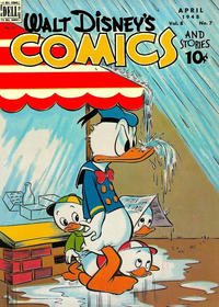 Cover Thumbnail for Walt Disney's Comics and Stories (Dell, 1940 series) #v8#7 (91)