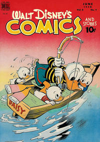 Cover Thumbnail for Walt Disney's Comics and Stories (Dell, 1940 series) #v8#9 (93)