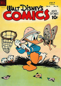 Cover Thumbnail for Walt Disney's Comics and Stories (Dell, 1940 series) #v8#10 (94)