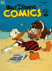 Cover Thumbnail for Walt Disney's Comics and Stories (Dell, 1940 series) #v8#11 (95)