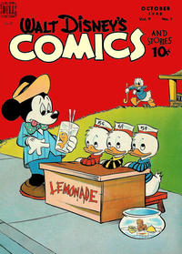 Cover Thumbnail for Walt Disney's Comics and Stories (Dell, 1940 series) #v9#1 (97)