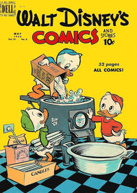 Cover Thumbnail for Walt Disney's Comics and Stories (Dell, 1940 series) #v10#8 (116)