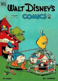 Cover Thumbnail for Walt Disney's Comics and Stories (Dell, 1940 series) #v11#1 (121)