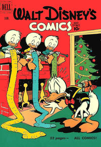 Cover Thumbnail for Walt Disney's Comics and Stories (Dell, 1940 series) #v11#4 (124)