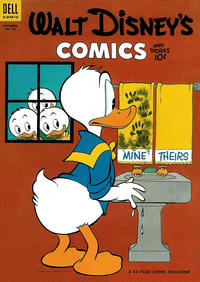 Cover for Walt Disney's Comics and Stories (Dell, 1940 series) #v13#12 (156)