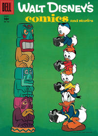 Cover for Walt Disney's Comics and Stories (Dell, 1940 series) #v16#6 (186)