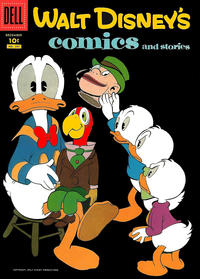 Cover for Walt Disney's Comics and Stories (Dell, 1940 series) #v18#3 (207)