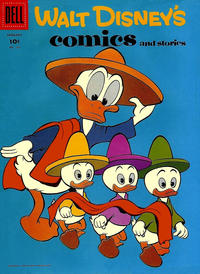 Cover Thumbnail for Walt Disney's Comics and Stories (Dell, 1940 series) #v18#4 (208)