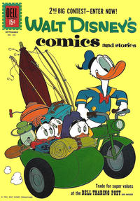 Cover for Walt Disney's Comics and Stories (Dell, 1940 series) #v21#12 (252)