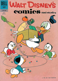 Cover for Walt Disney's Comics and Stories (Dell, 1940 series) #v22#10 (262)