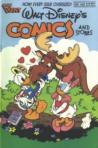 Cover Thumbnail for Walt Disney's Comics and Stories (Gladstone, 1986 series) #542 [Direct]