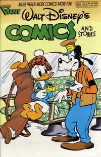 Cover Thumbnail for Walt Disney's Comics and Stories (Gladstone, 1986 series) #544