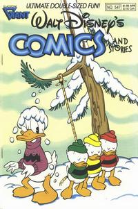 Cover for Walt Disney's Comics and Stories (Gladstone, 1986 series) #547