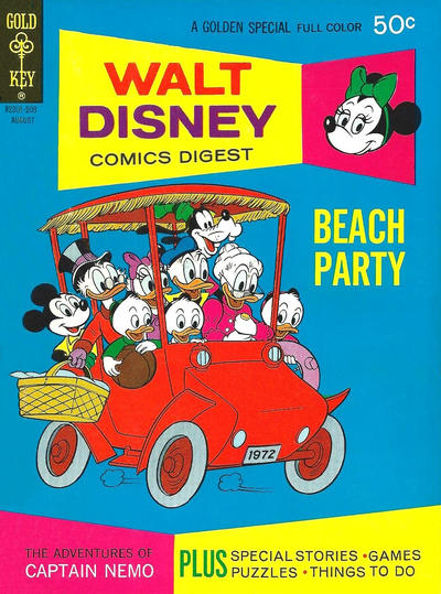 Cover for Walt Disney Comics Digest (Western, 1968 series) #36