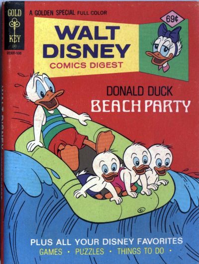Cover for Walt Disney Comics Digest (Western, 1968 series) #54 [Gold Key]