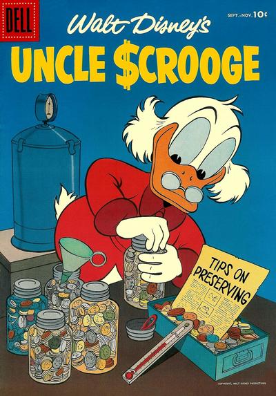 Cover for Walt Disney's Uncle Scrooge (Dell, 1953 series) #15