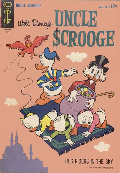 Cover for Walt Disney Uncle Scrooge (Western, 1963 series) #50