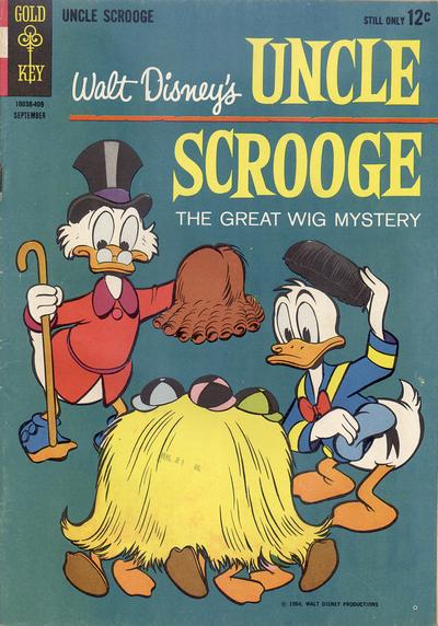 Cover for Walt Disney Uncle Scrooge (Western, 1963 series) #52