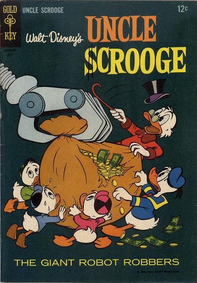 Cover for Walt Disney Uncle Scrooge (Western, 1963 series) #58