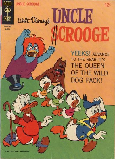 Cover for Walt Disney Uncle Scrooge (Western, 1963 series) #62