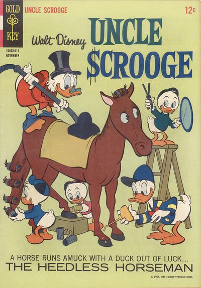 Cover for Walt Disney Uncle Scrooge (Western, 1963 series) #66