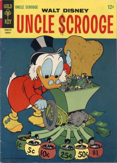 Cover for Walt Disney Uncle Scrooge (Western, 1963 series) #67