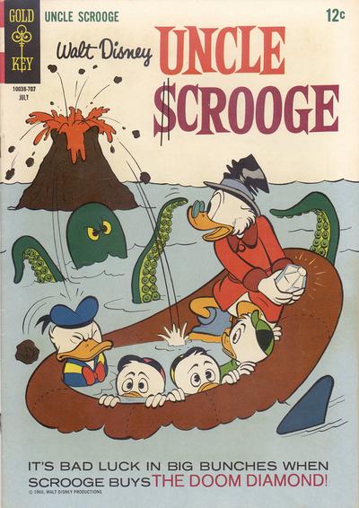 Cover for Walt Disney Uncle Scrooge (Western, 1963 series) #70