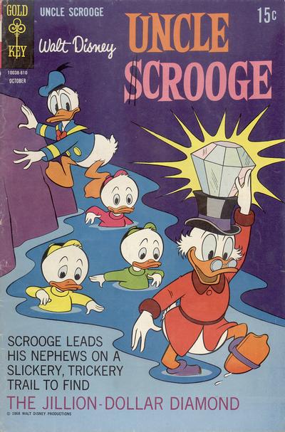 Cover for Walt Disney Uncle Scrooge (Western, 1963 series) #77
