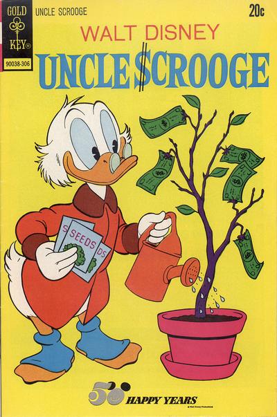 Cover for Walt Disney Uncle Scrooge (Western, 1963 series) #105