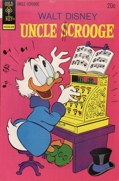 Cover for Walt Disney Uncle Scrooge (Western, 1963 series) #106 [Gold Key]