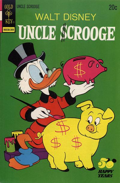 Cover for Walt Disney Uncle Scrooge (Western, 1963 series) #107 [Gold Key]