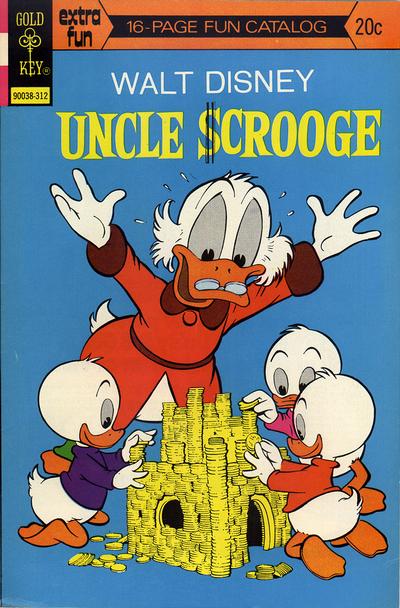 Cover for Walt Disney Uncle Scrooge (Western, 1963 series) #109 [Gold Key - Fun Catalog]