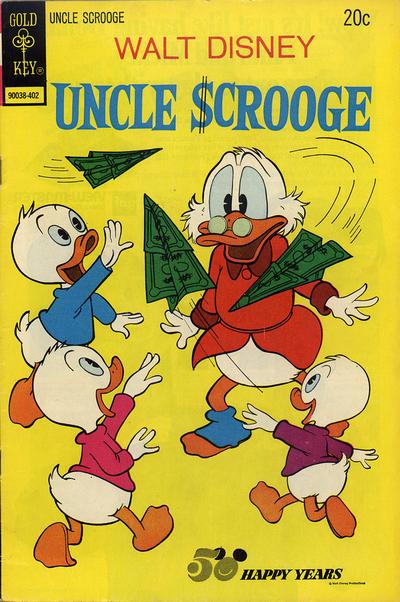 Cover for Walt Disney Uncle Scrooge (Western, 1963 series) #110 [Gold Key]