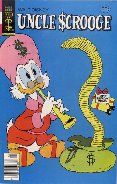 Cover for Walt Disney Uncle Scrooge (Western, 1963 series) #155 [Gold Key]